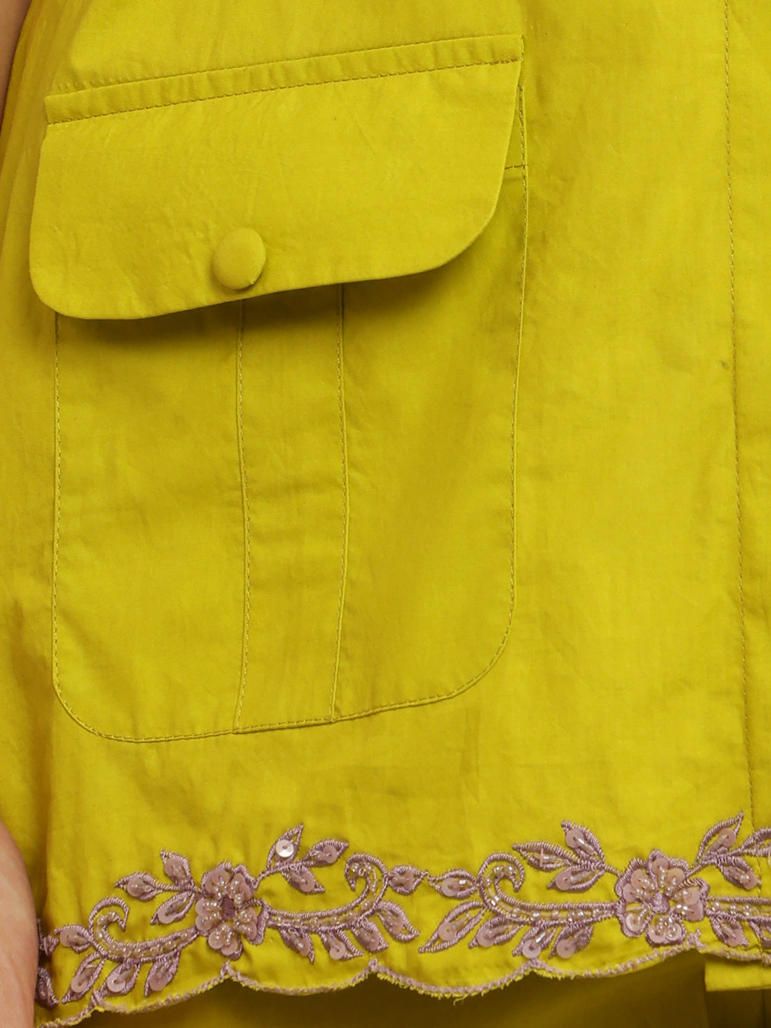 LIME GREEN TOP & SHORTS