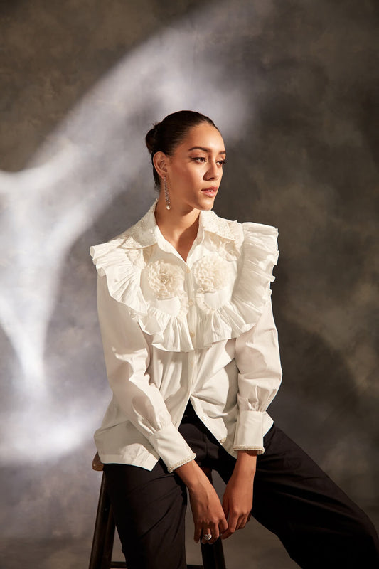 RUFFLED SHIRT – SM03