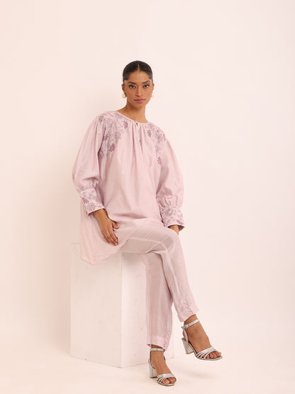 PINK M TOP & PINK M PANTS