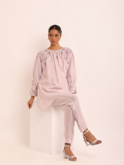 PINK M TOP & PINK M PANTS
