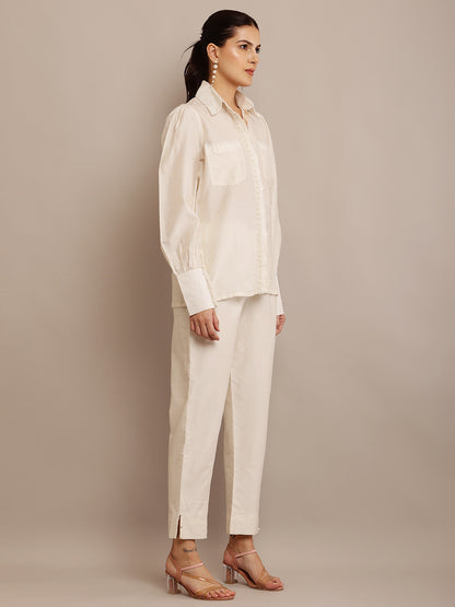 COLLAR PEARL TOP & PANT