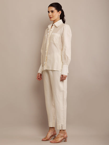 COLLAR PEARL TOP & PANT