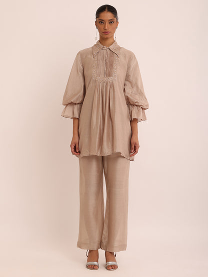 DP IVORY TOP & DP IVORY PANTS