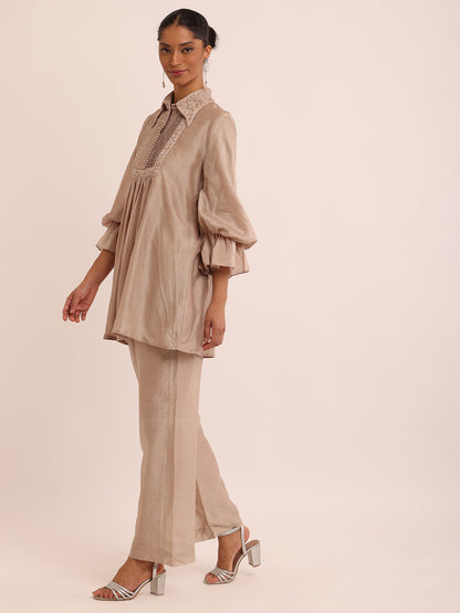DP IVORY TOP & DP IVORY PANTS