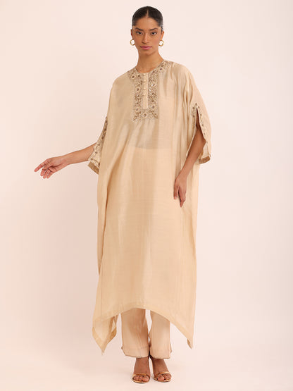 IVORY KAFTAN DRESS