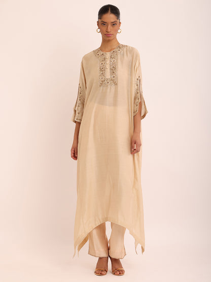 IVORY KAFTAN DRESS