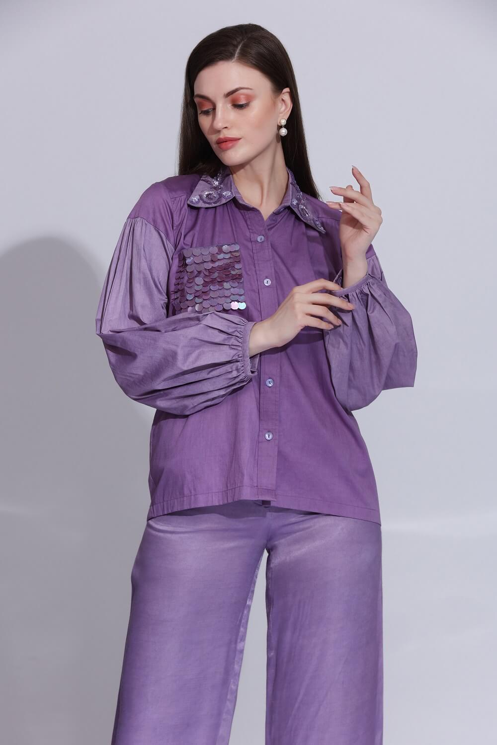 COLLAR EMBROIDERED SHIRT – SM-65