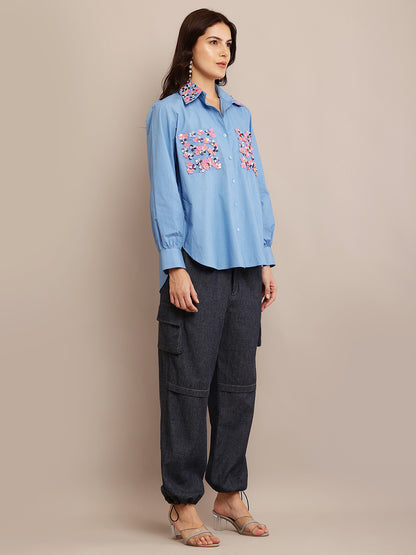 TULUM BLUE TOP & PANT