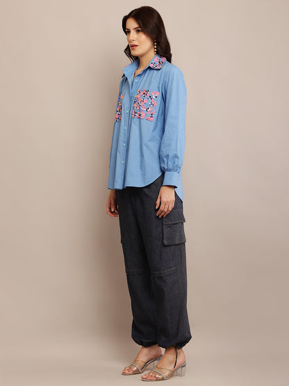 TULUM BLUE TOP & PANT