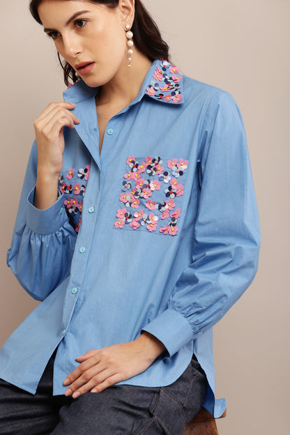 TULUM BLUE TOP & PANT