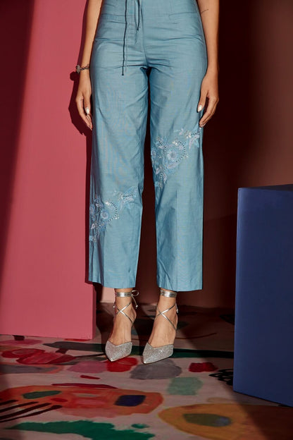 STRING TOP & FLORAL PANT – SM22