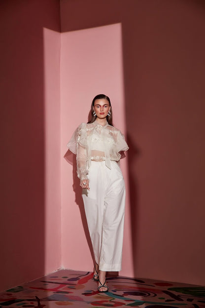 RUFFLED BLOUSE – SM09-W