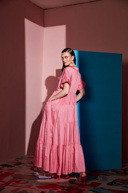 FLAT COLLAR DRESS – SM37-P