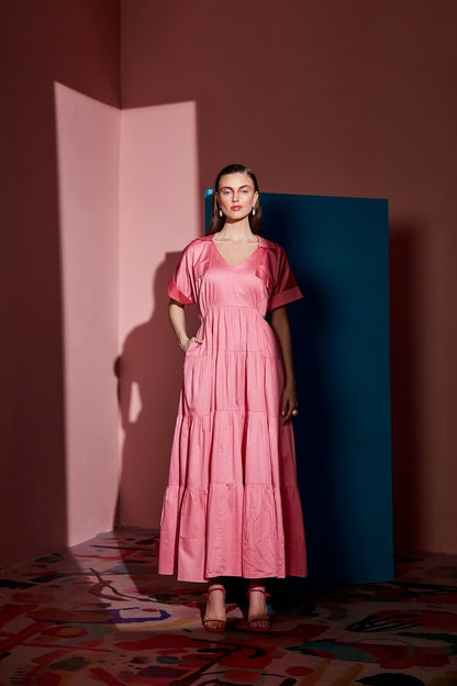 FLAT COLLAR DRESS – SM37-P