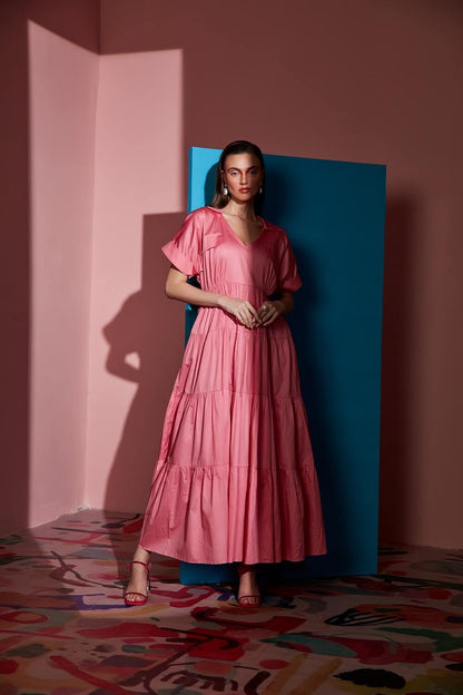 FLAT COLLAR DRESS – SM37-P
