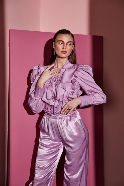 FRONT RUFFLE TOP – SM07-L