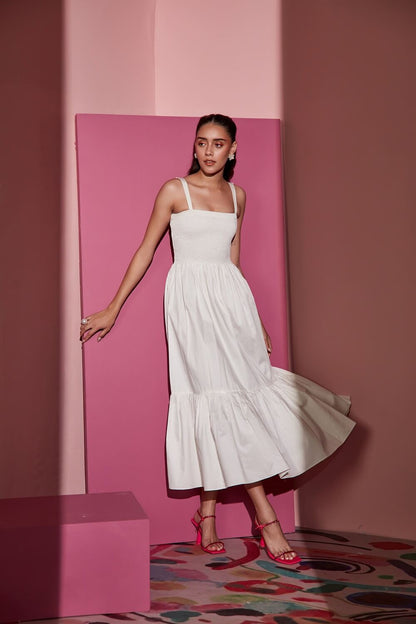 WHITE SUNNY DRESS – SM34