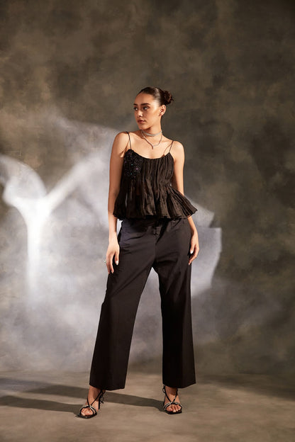PEPLUM PLEATED BLOUSE – SM16