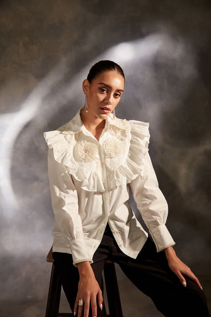 RUFFLED SHIRT – SM03