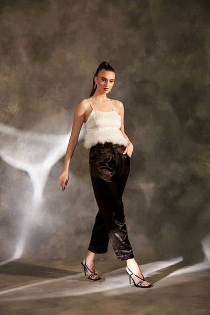 FEATHER CROP TOP – SM20