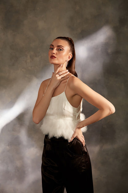 FEATHER CROP TOP – SM20