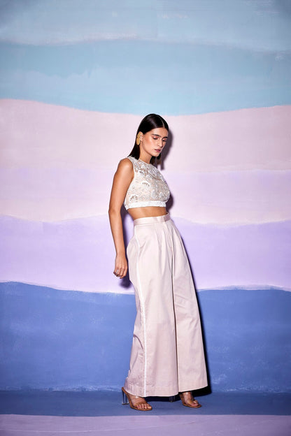 FLORAL – W CROP TOP & BOOT PANTS – AW12