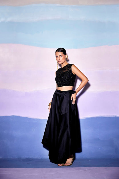 FLORAL – B CROP TOP & SKIRT – AW11
