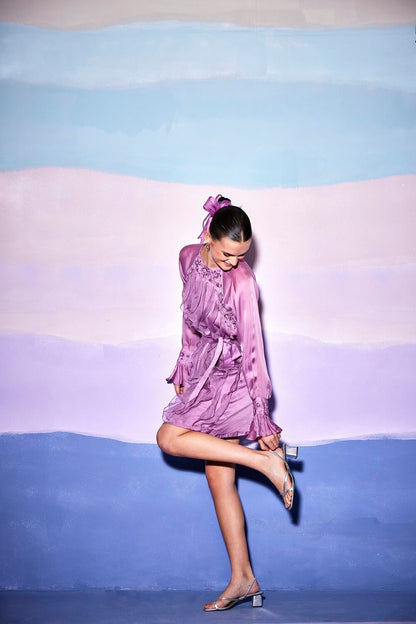 FRONT RUFFLE DRESS – AW42